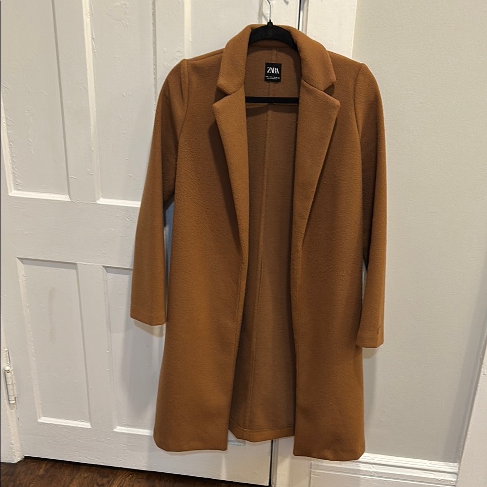 Zara Women's Tan Coat
